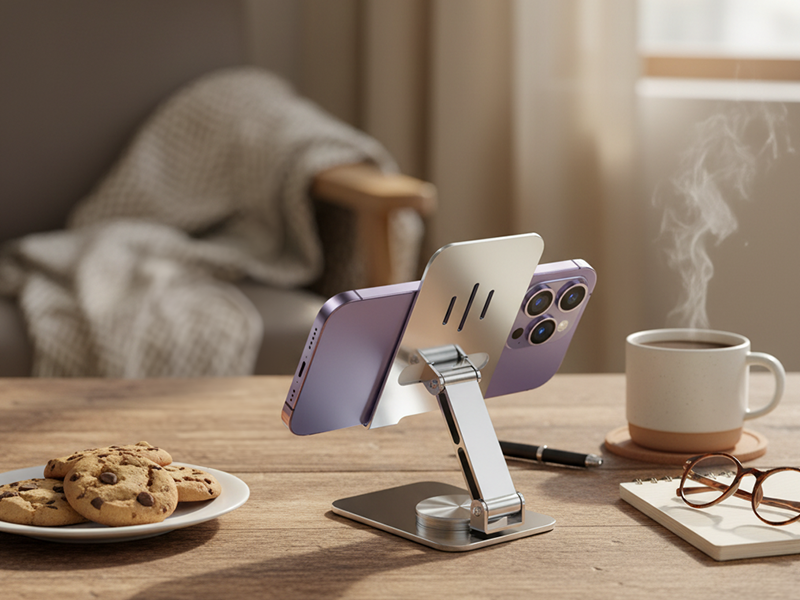 GJ2-001 桌上型 360°旋轉手機摺疊支架|仕野客製禮贈品