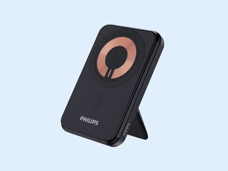 PHILIPS 飛利浦 10000mAh 立架式磁吸無線快充行動電源 DLP2716Q 