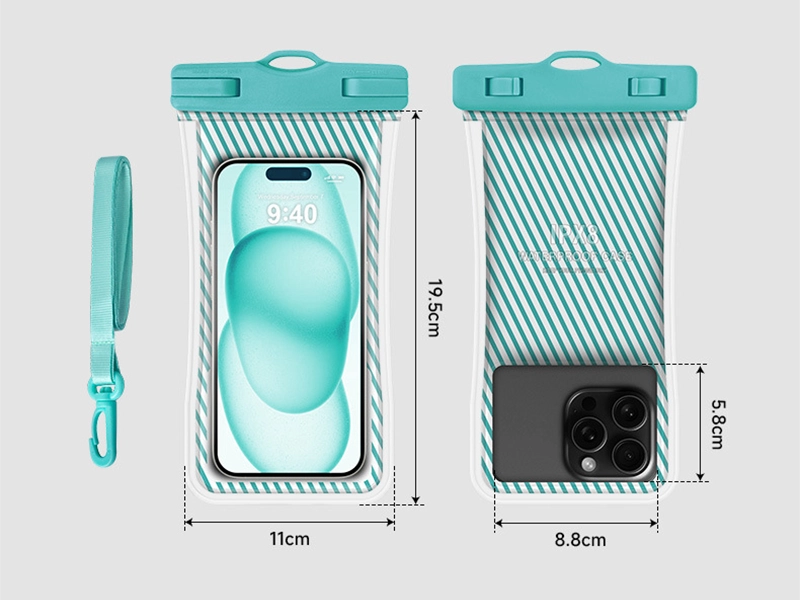 GH1-003漂浮氣囊防水手機袋尺寸