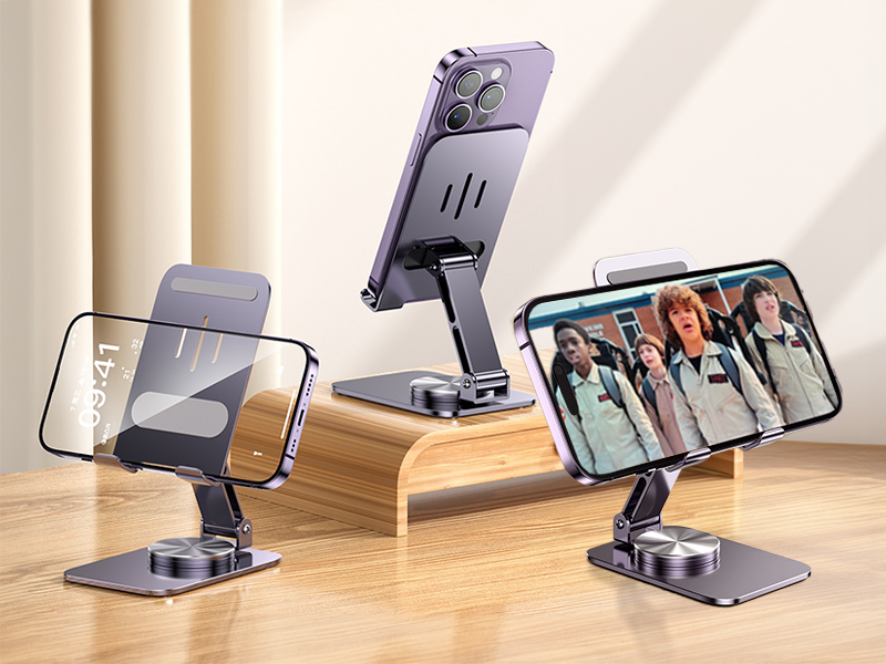 GJ2-001 桌上型 360°旋轉手機摺疊支架|仕野客製禮贈品