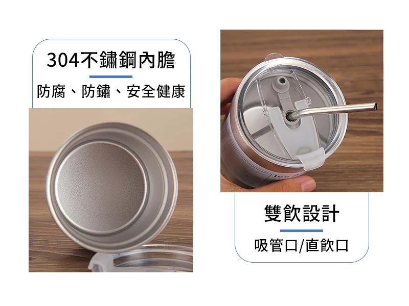 GA5-003-304不鏽鋼寬口雙飲式隨行杯-380ml / 600ml 細節