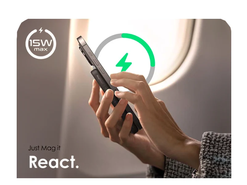 GJ1-007-ONPRO MegReact M1s 5000mAh 磁吸行動電源