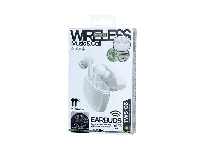 GJ1-013  Remax 無線藍牙入耳式耳機 TWS-06｜仕野客製禮贈品