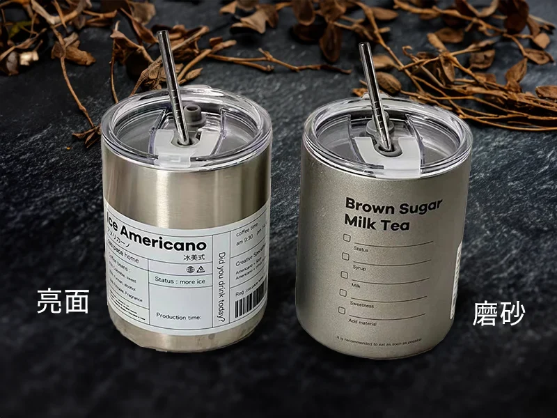 GA5-003-304不鏽鋼寬口雙飲式隨行杯-380ml / 600ml 亮面 磨砂面
