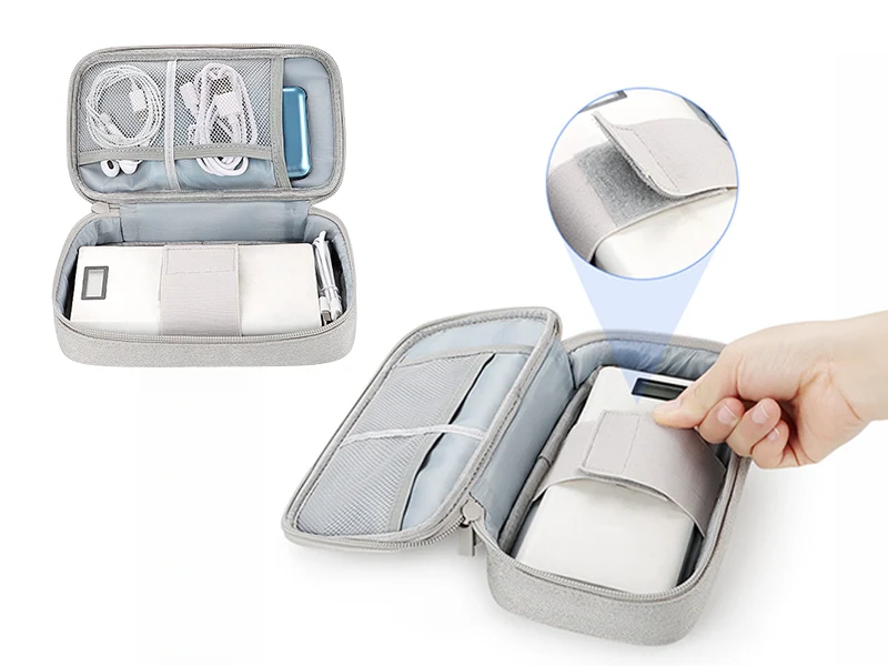 Z053訂製簡約3C線材包收納包分格收納包｜仕野客製禮贈品