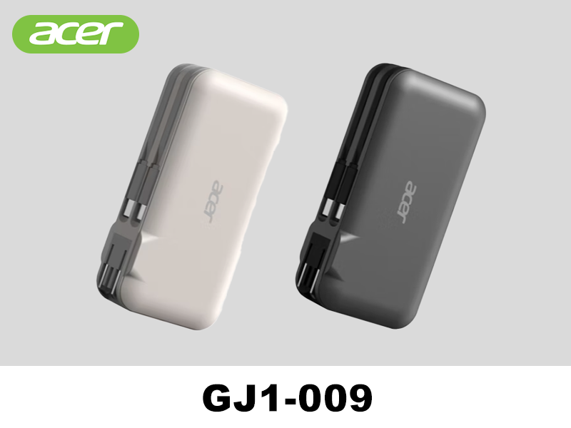 ACER 10000mAh 20W 自帶雙線AC行動電源 POT-465首圖