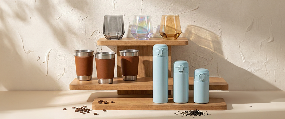 杯類用品禮品：隨行杯、保溫瓶、玻璃杯