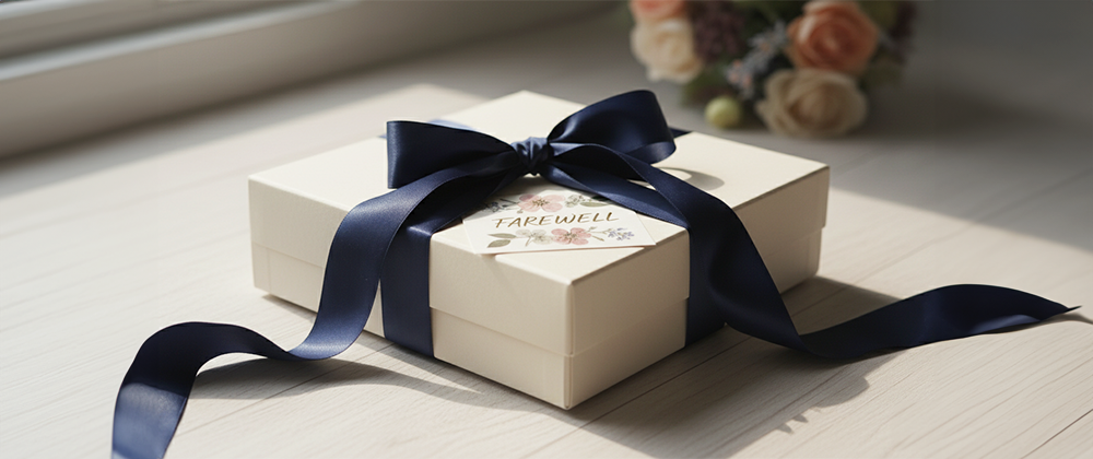 用禮物說再見，也是一種祝福