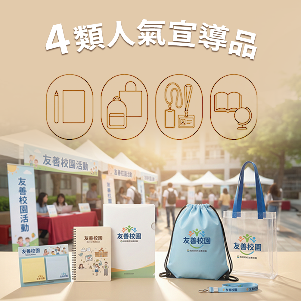 校園活動宣導品怎麼選?掌握3大挑選原則,盤點4類最受學生歡迎的實用清單!