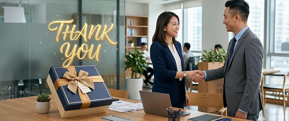 感謝情境一：商務客戶／合作夥伴