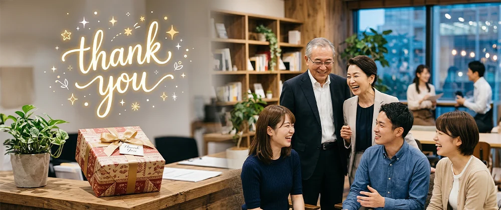 感謝情境二：長輩／上司主管