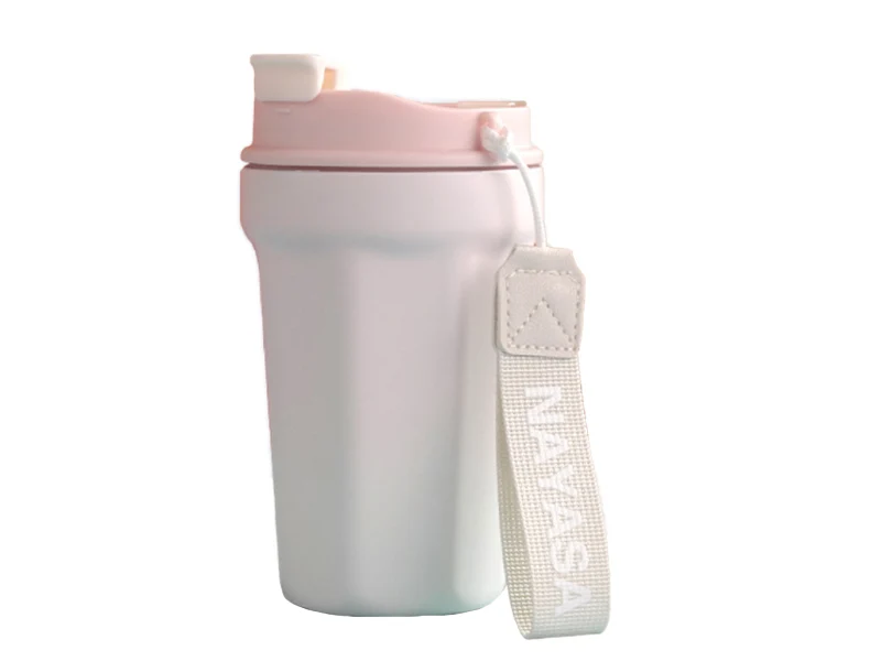 馬卡色漸層陶瓷內膽不鏽鋼隨行杯- 420ml