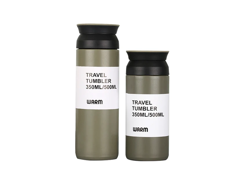 日系不鏽鋼保溫瓶-平頂蓋/帶螺旋蓋 -350ml / 500ml