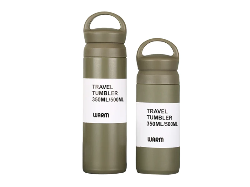 日系不鏽鋼保溫瓶-平頂蓋/帶螺旋蓋 -350ml / 500ml