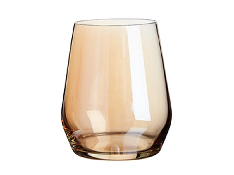彩色弧底透明玻璃杯-360ml / 420ml