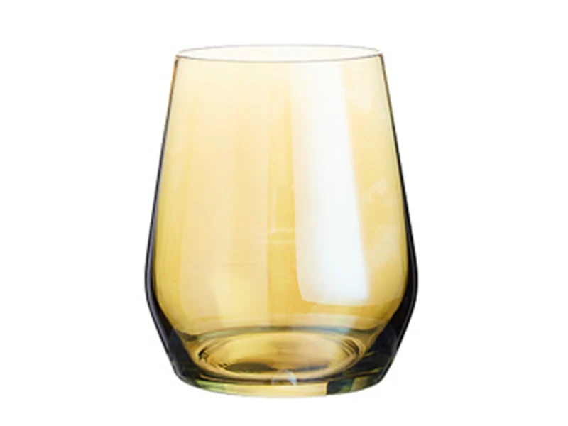 彩色弧底透明玻璃杯-360ml / 420ml