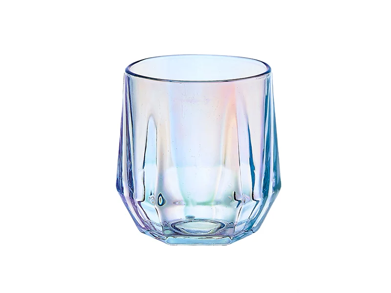 彩色六角透明玻璃杯-290ml / 320ml