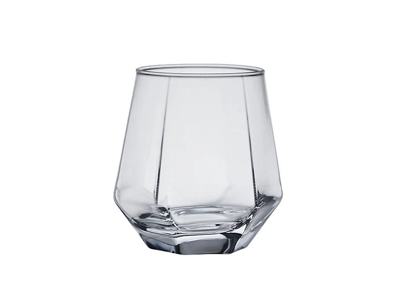 彩色六角透明玻璃杯-290ml / 320ml