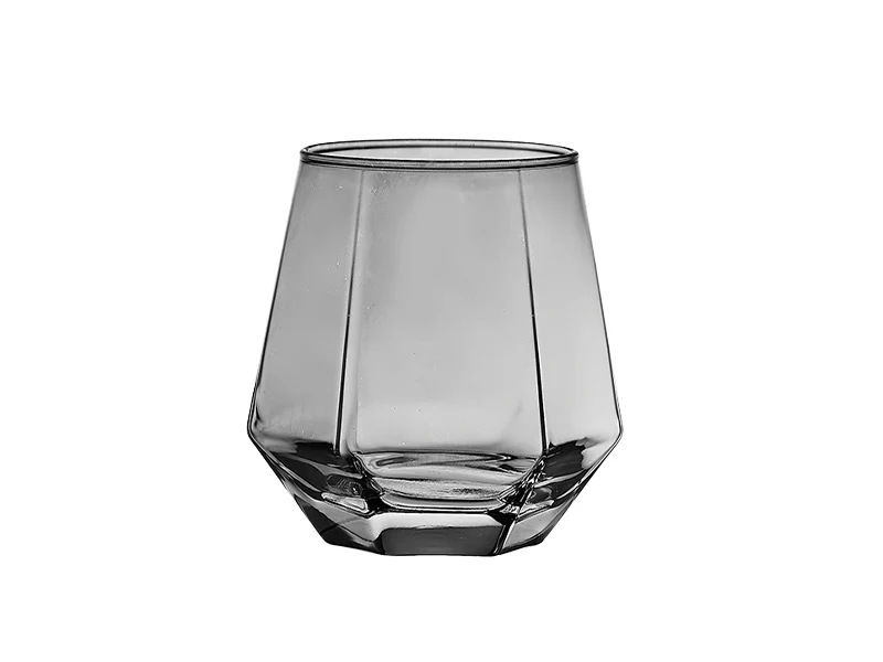 彩色六角透明玻璃杯-290ml / 320ml