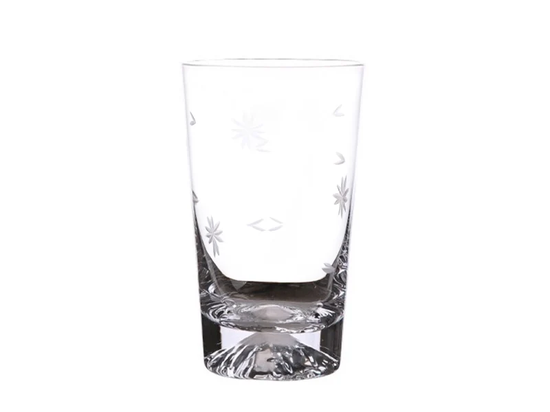 富士山玻璃杯-素面款/刻花款-300ml / 350ml