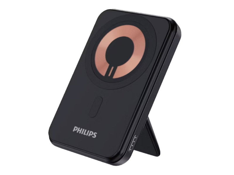 PHILIPS 飛利浦 10000mAh 立架式磁吸無線快充行動電源 DLP2716Q