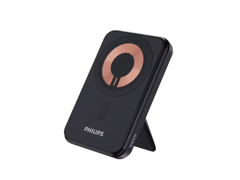 PHILIPS 飛利浦 10000mAh 立架式磁吸無線快充行動電源 DLP2716Q