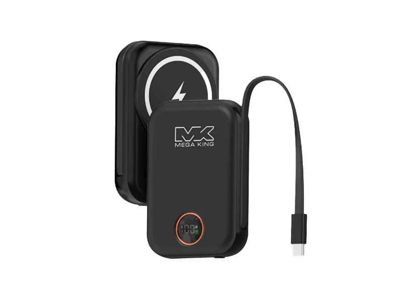 MEGA KING 10000 無線充電磁吸帶線行動電源