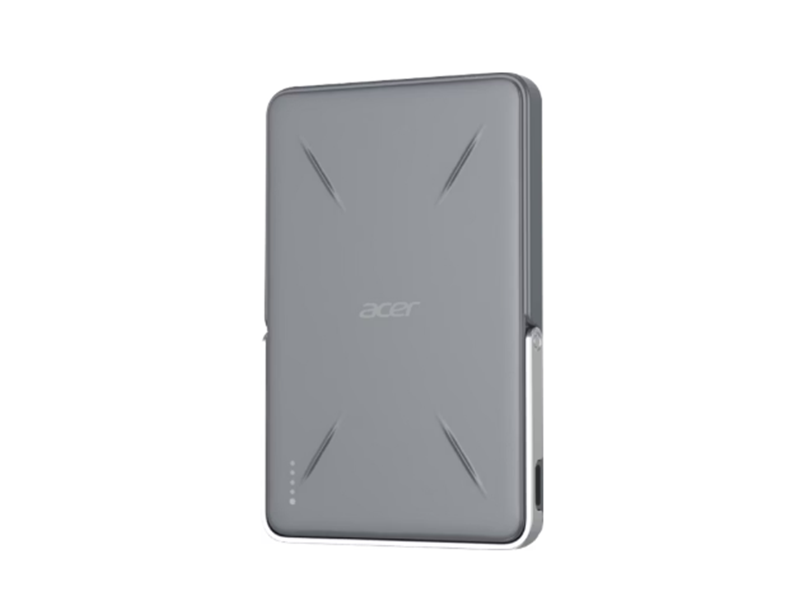 ACER Gadget 發電碁  P-181無線充電超薄磁吸快充行動電源 5000mAh