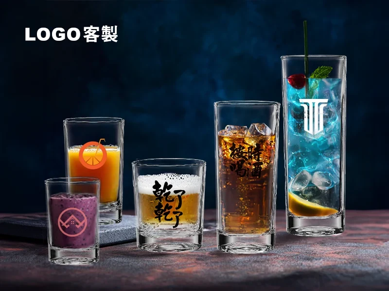多尺寸客製化直身玻璃杯-110/150/160/210/230/280/290/390ml
