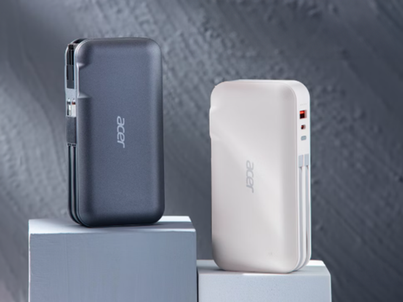 ACER 10000mAh 20W 自帶雙線AC行動電源 POT-465