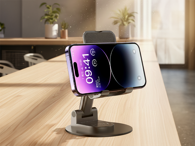 無限旋轉合金手機支架